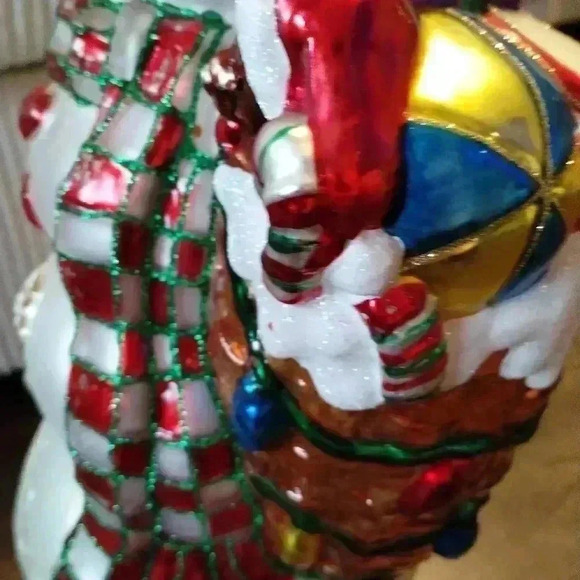 Thomas Pacconi Classics Blown Glass Collectible Snowman Statue 14” - Picture 15 of 16